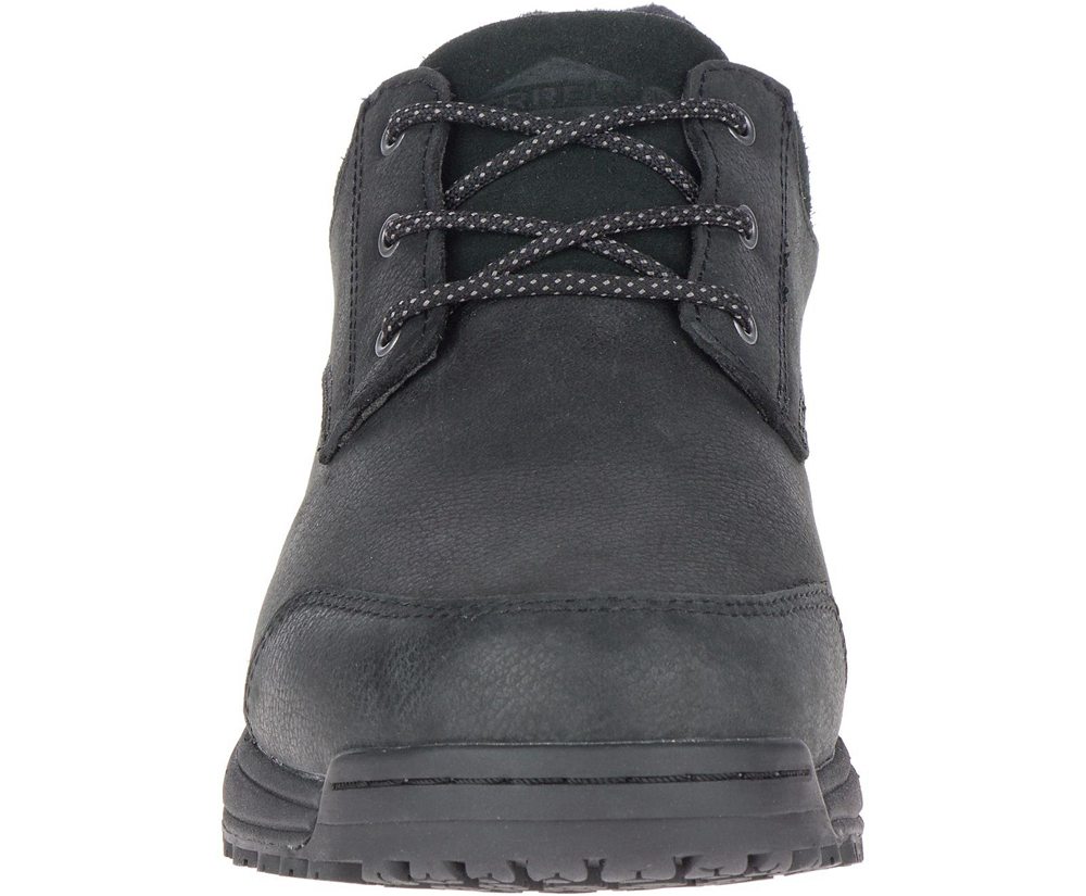 Merrell Work Shoes Black - Sutton Oxford AC+ PRO - Mens 96IWHGRUA